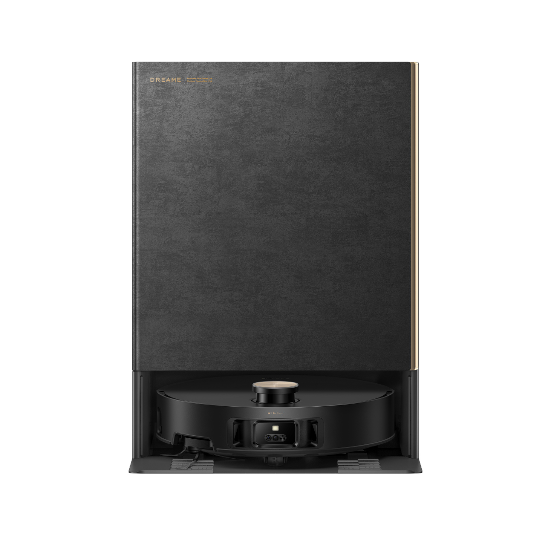 Robot vacuum dock base with round top module, Matrix 10 Ultra