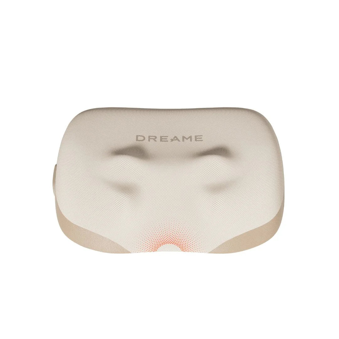 Dreame waist massager pillow in beige with logo