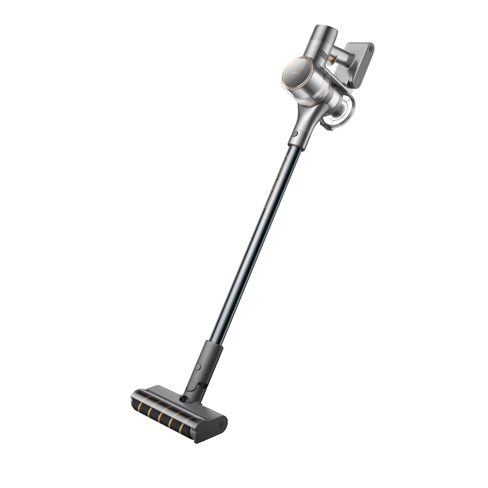 Cordless vacuum cleaner with extension wand and floor brush head