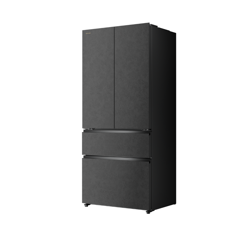 Multi-door refrigerator with Nebula grey finish and stacked doors