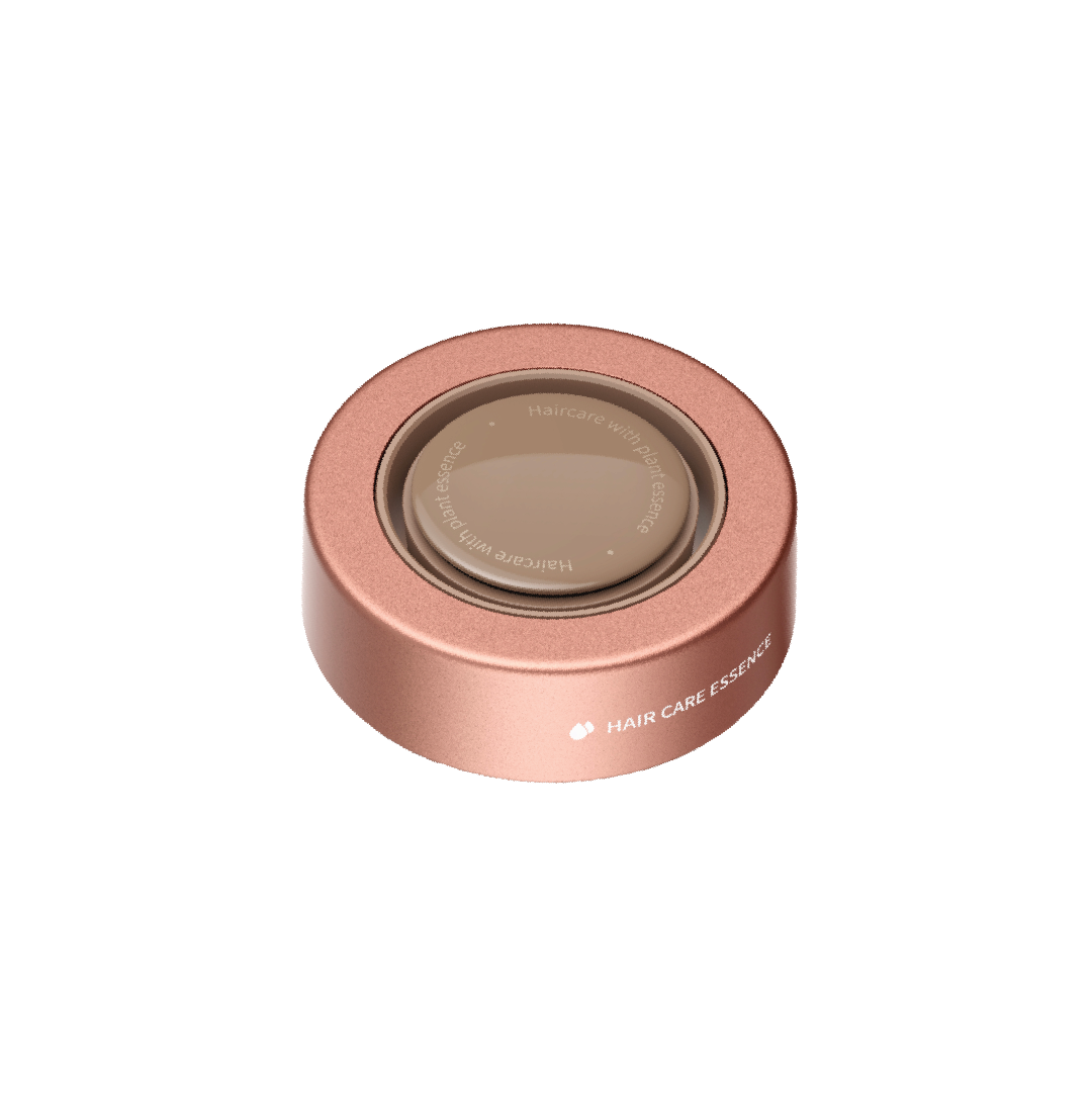 Table Holder, pink round base for hair dryer accessory storage
