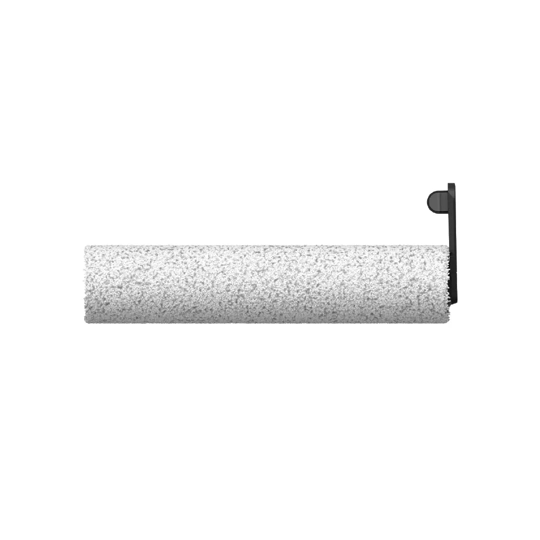 Wet/dry vacuum filter roller, gray foam cylinder with end cap