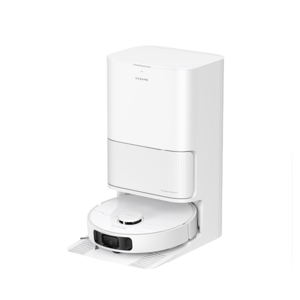 Dreame D20 Ultra white robot vacuum dock with charging base