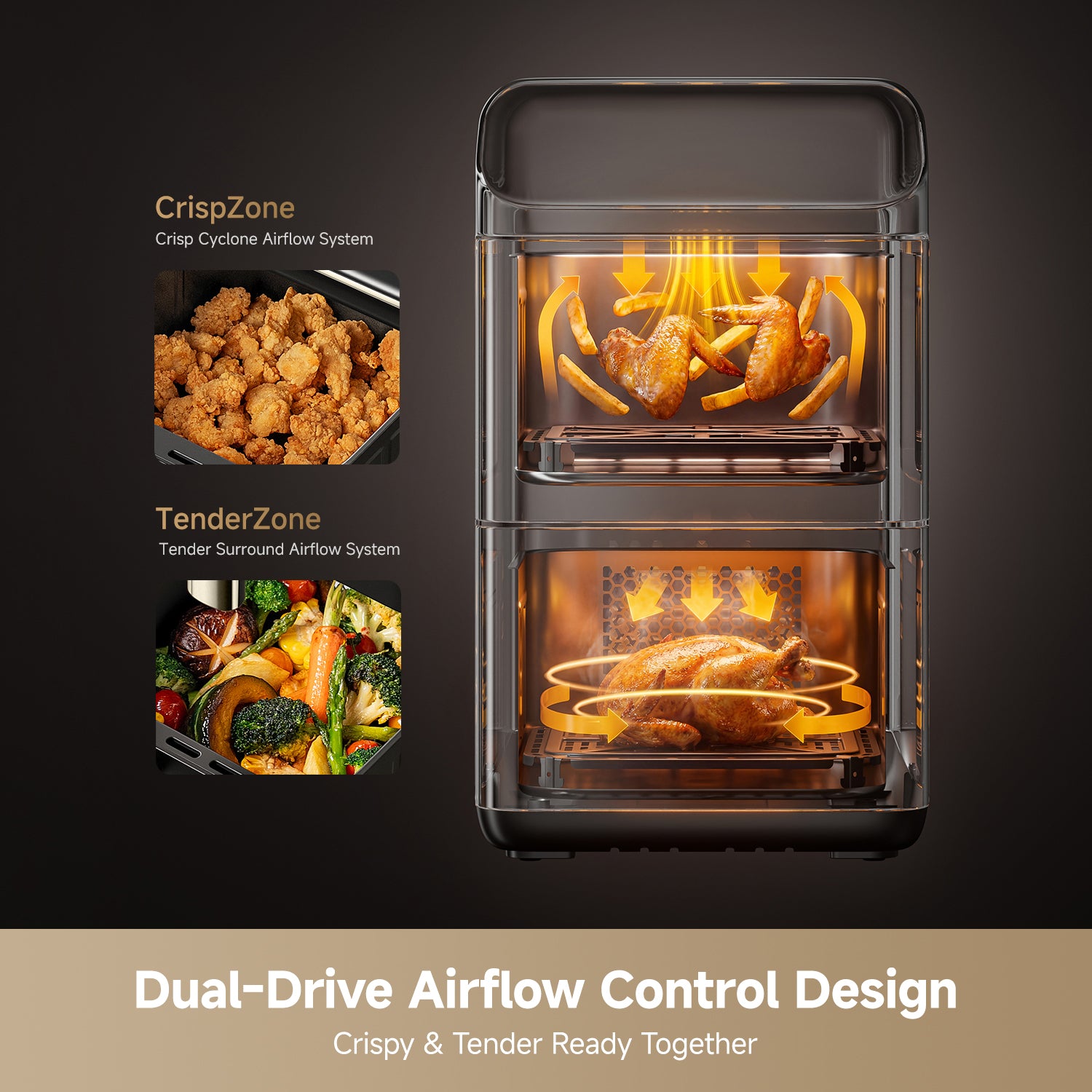 Dreame Feast DS50 Pro Dual Zone Air Fryer (10L)