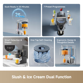 Dreame FrostBlend™ SLM60 2-in-1 Slushie & Ice Cream Maker
