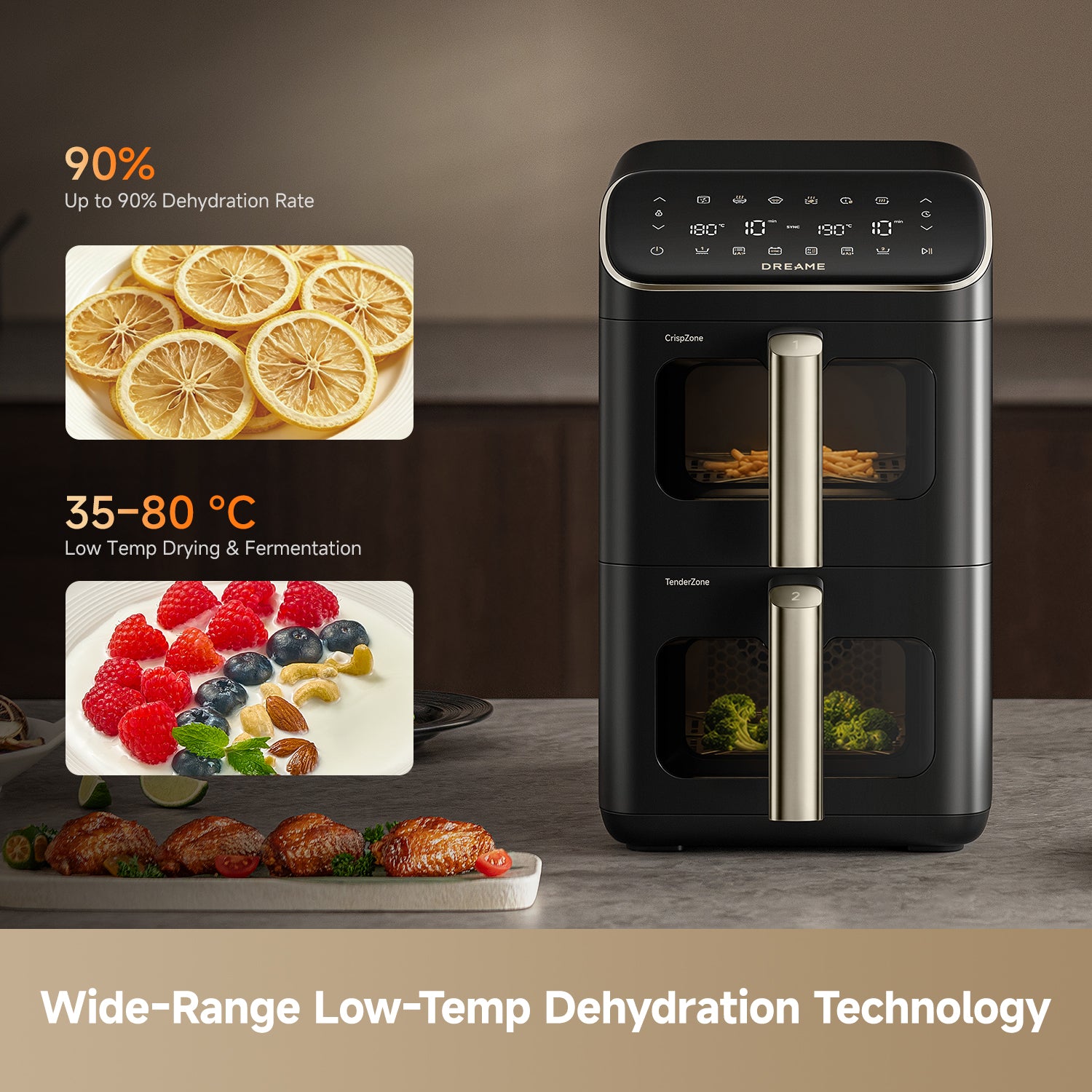 Dreame Feast DS50 Pro Dual Zone Air Fryer (10L)