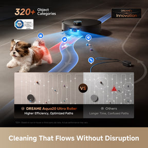 [PRE-ORDER 60 DAYS] Dreame Aqua 20 Ultra Roller Robot Vacuum
