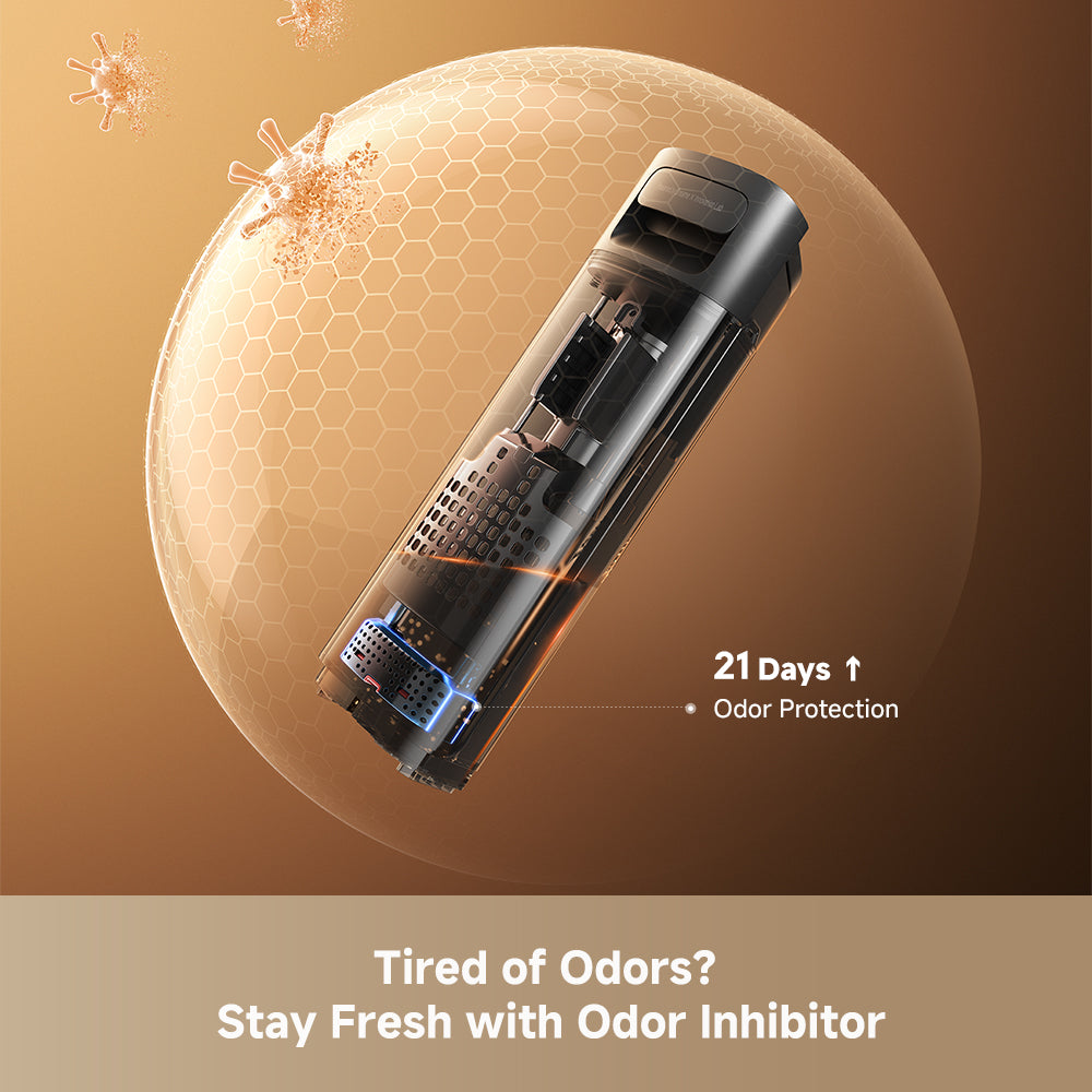 Dreame H16 Pro wet dry vacuum internal chamber with odor protection filter