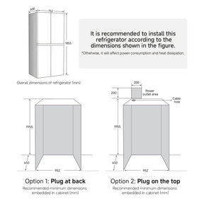 (Deposit Only) Dreame C-Fresh Side By Side Refrigerator 430L