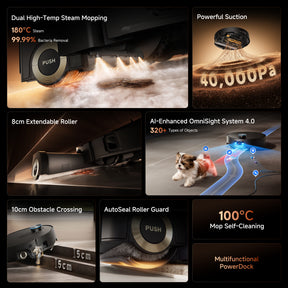 [PRE-ORDER 60 DAYS] Dreame Aqua 20 Ultra Roller Robot Vacuum