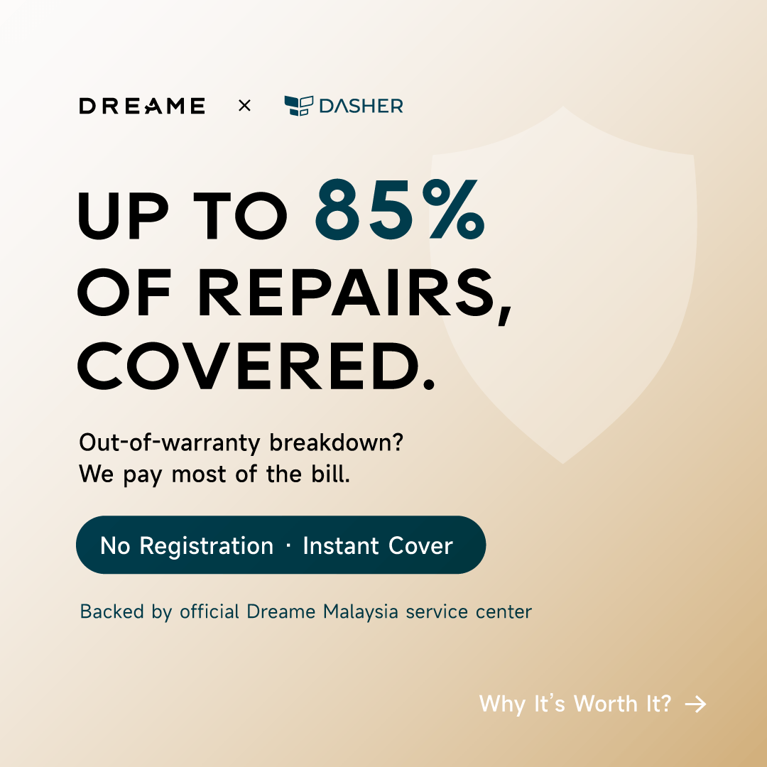 Promo graphic showing up to 85% of repairs covered with instant cover shield