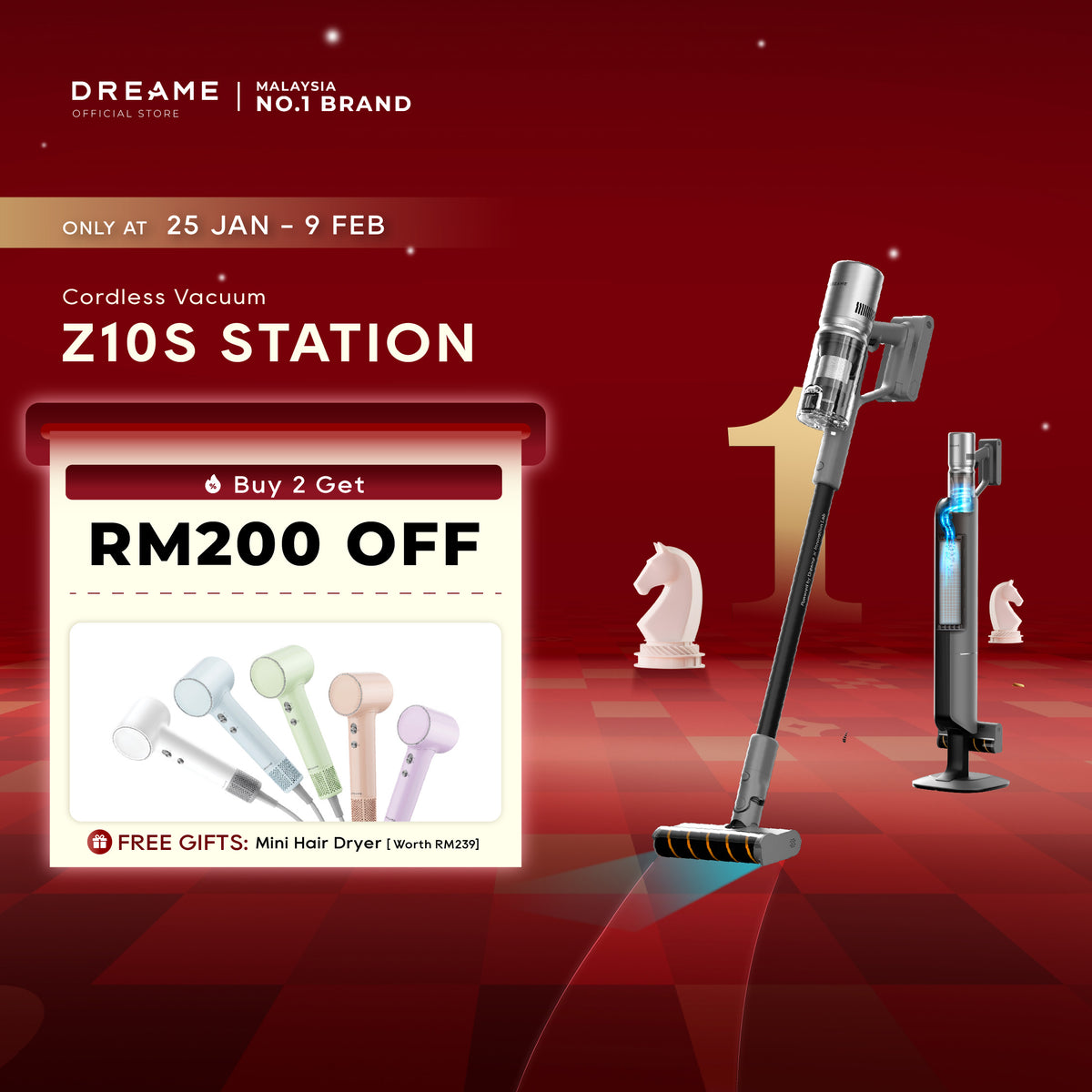 Dreame Z10s Station Vacuum Cleaner
