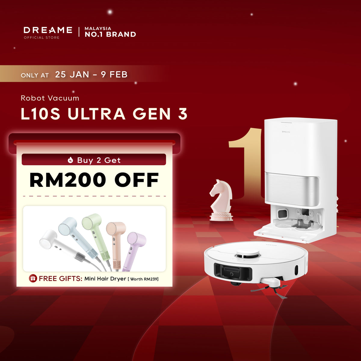 Dreame L10s Ultra Gen 3 Robot Vacuum