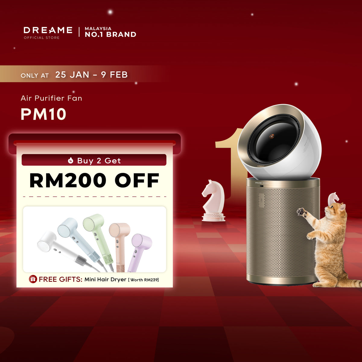 Dreame AirPursue PM10 HEPA Purifier