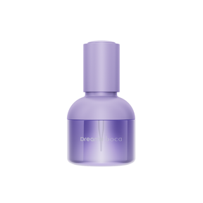 Dreame Boca hair care essence bottle, lavender with lavender pump cap