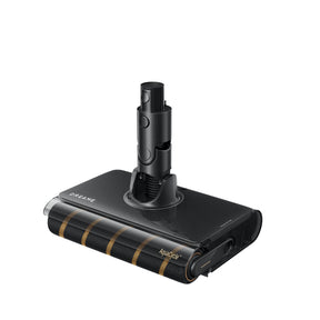 DREAME wet roller brush head with black base and yellow stripe roller