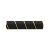 Replacement roller brush cylinder, black foam with yellow accent stripes