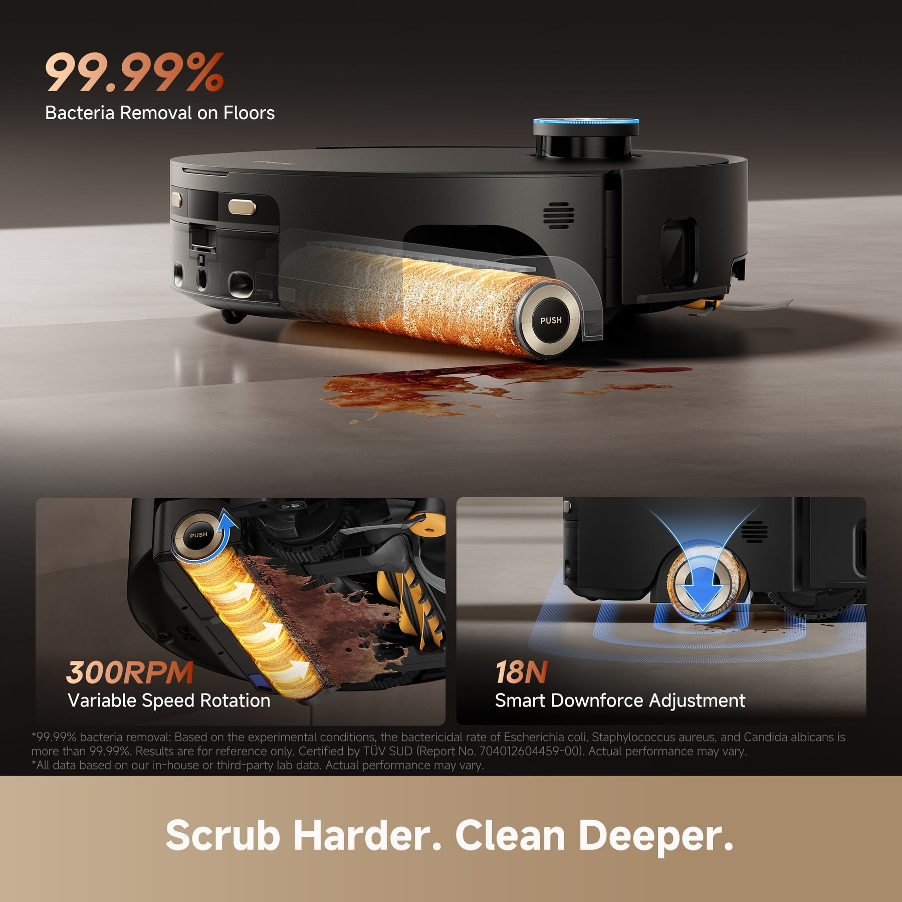 [PRE-ORDER 60 DAYS] Dreame Aqua 20 Ultra Roller Robot Vacuum