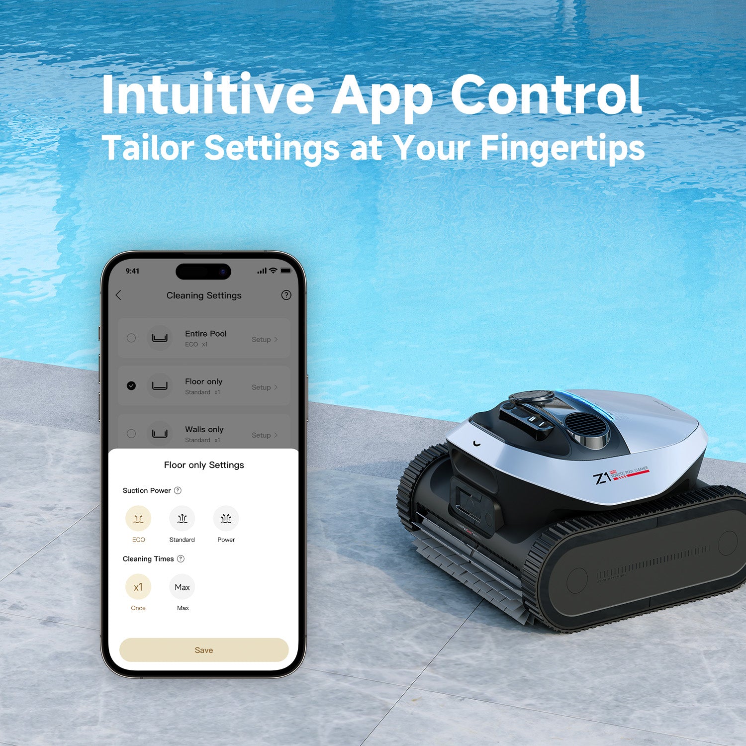 Dreame Z1 Pro Robotic Pool Cleaner