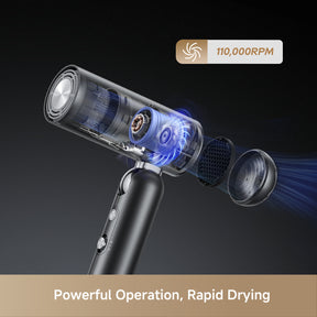 Dreame Pocket Uni High-Speed Hair Dryer (Pure Black - without nozzle version) Dreame MY