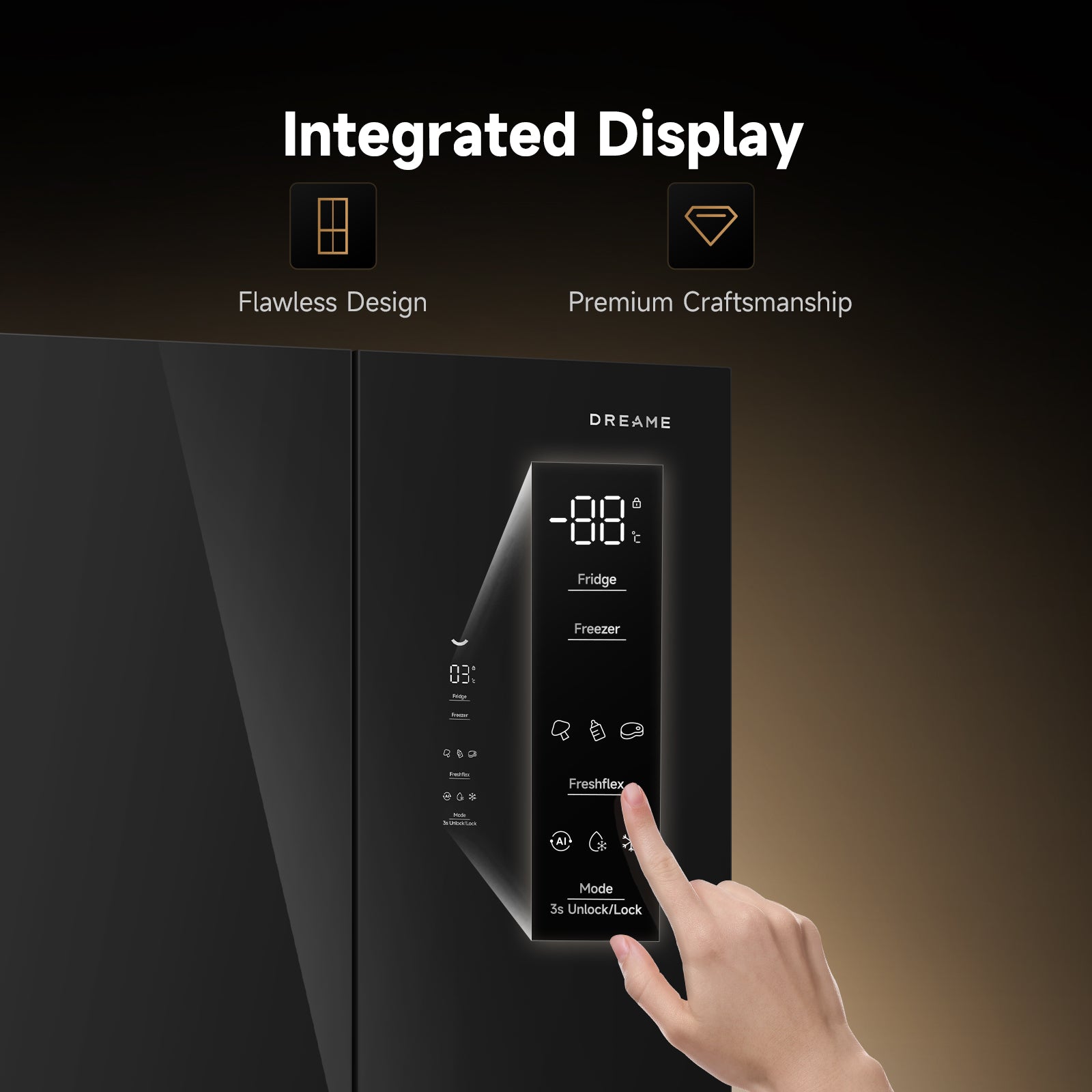 (Deposit Only) Dreame C-Fresh Side By Side Refrigerator 430L