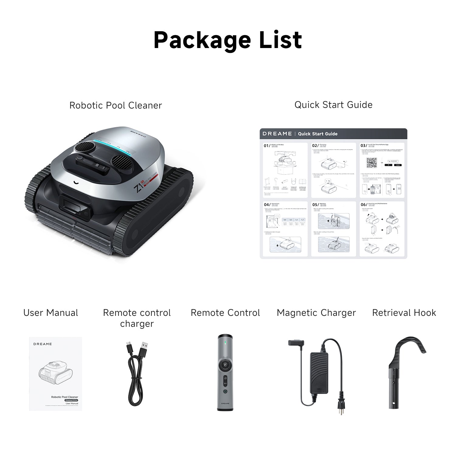 Dreame Z1 Pro Robotic Pool Cleaner