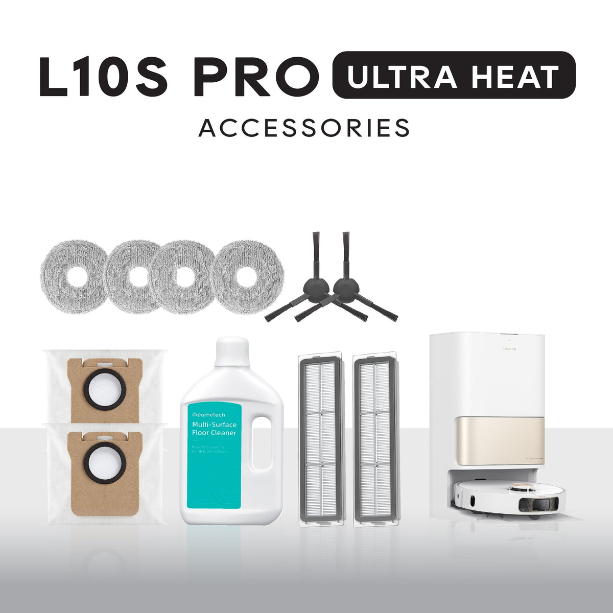 Dreame L10s Ultra Pro Heat Robot Vacuum Accessories Pack Dreame MY