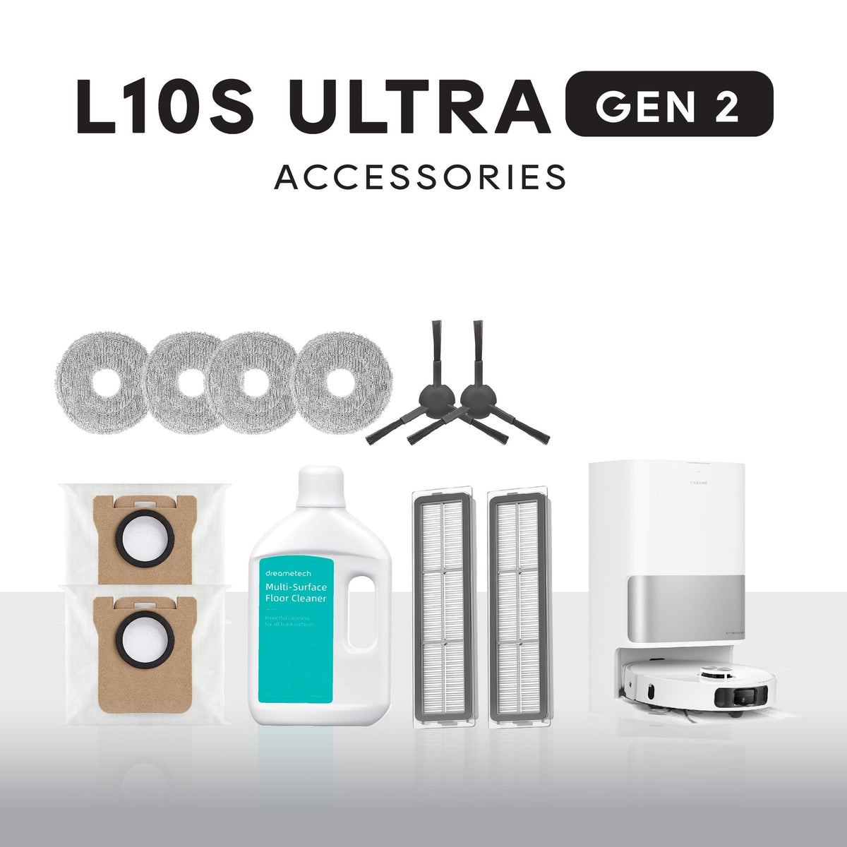 Dreame L10s Ultra Gen 2 Robot Vacuum Accessories Pack Dreame MY