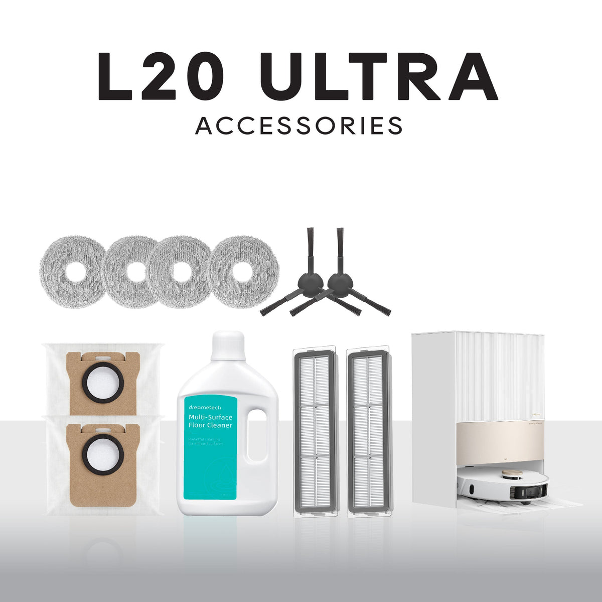 Dreame L20 Ultra Robot Vacuum Accessories Pack Dreame MY