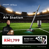 Cordless stick vacuum cleaner with floor nozzle and docking station
