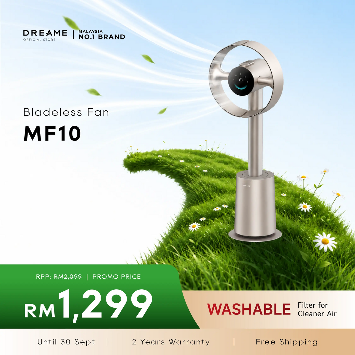 [PRE-ORDER] Dreame MF10 Bladeless Fan