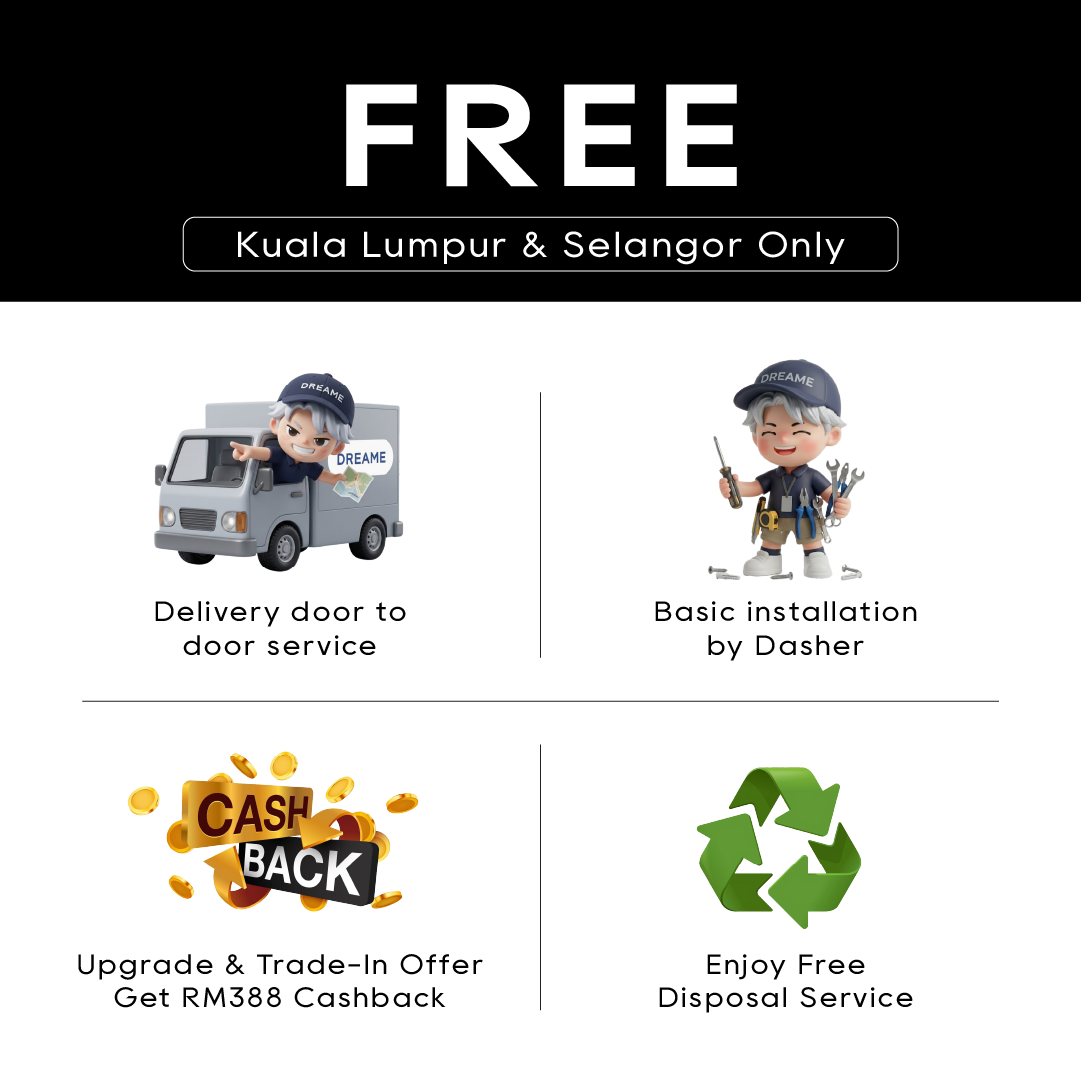 (DEPOSIT ONLY) Dreame Z Fresh Side By Side Refrigerator