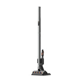 Cordless stick vacuum cleaner with long handle and floor brush