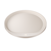 Pet weighing scale platform attachment, oval light beige base