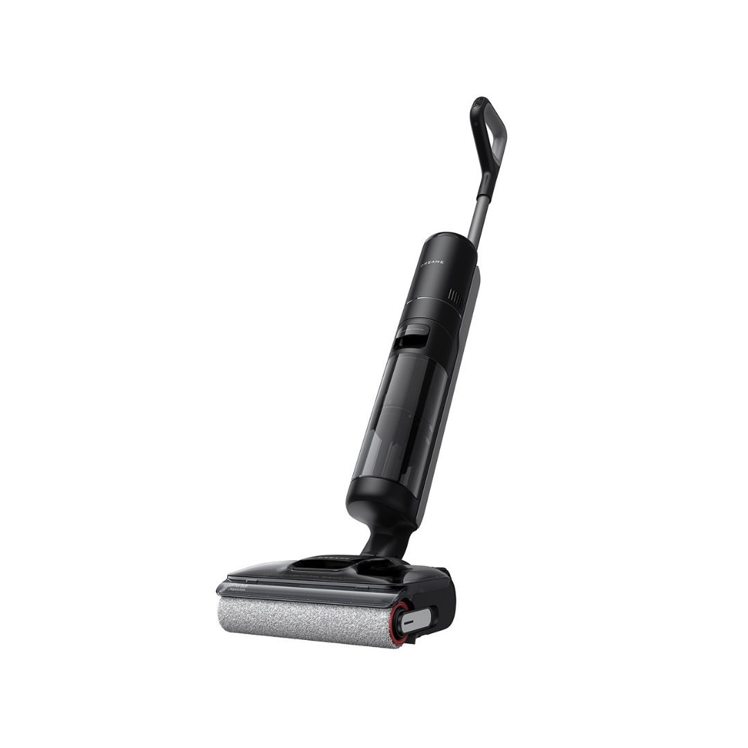 Dreame H60 GT wet dry vacuum with floor brush and rotating roller, black body