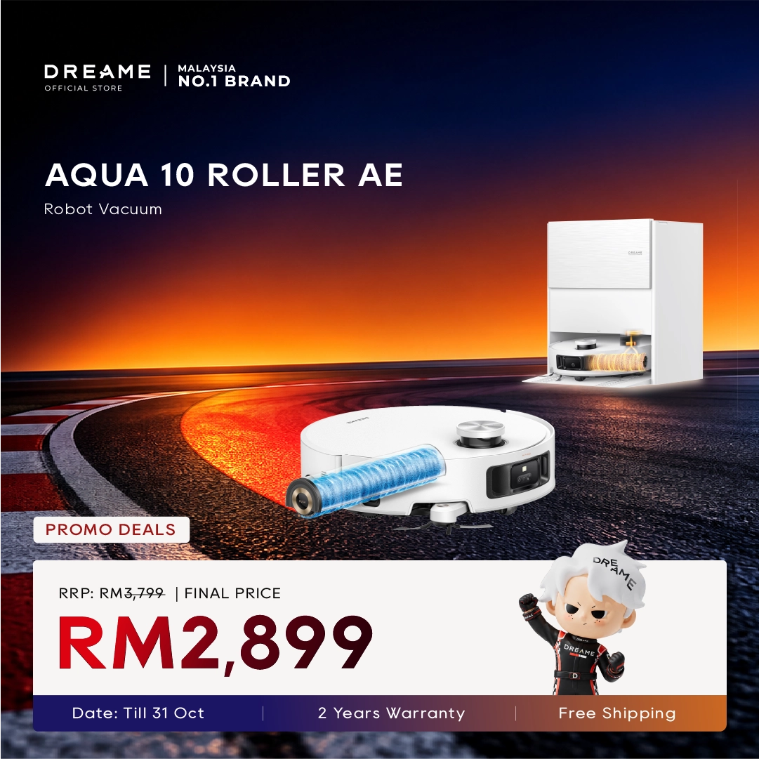 Dreame Aqua 10 Roller AE Robot Vacuum