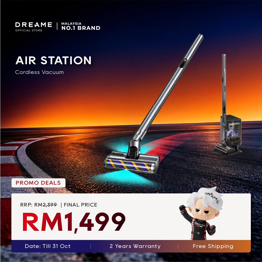 Dreame Air Station Cordless Vacuum Cleaner