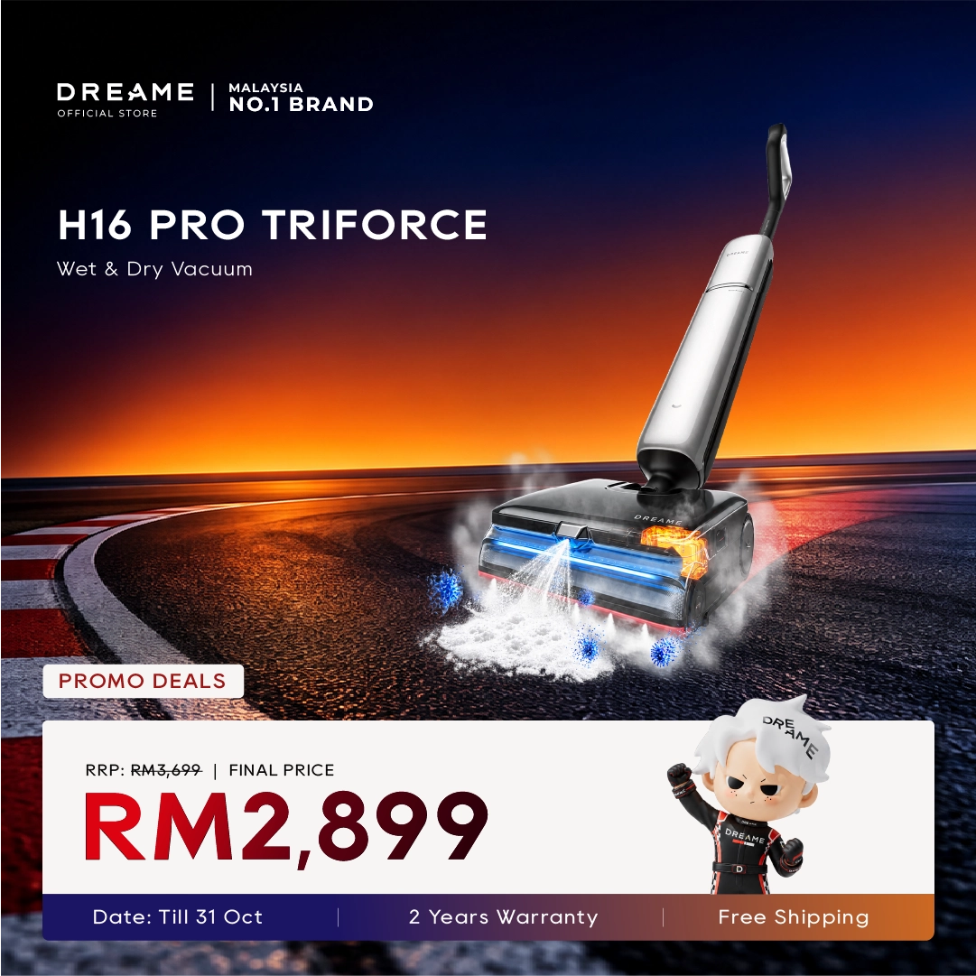Dreame H16 Pro TriForce Wet Dry Vacuum