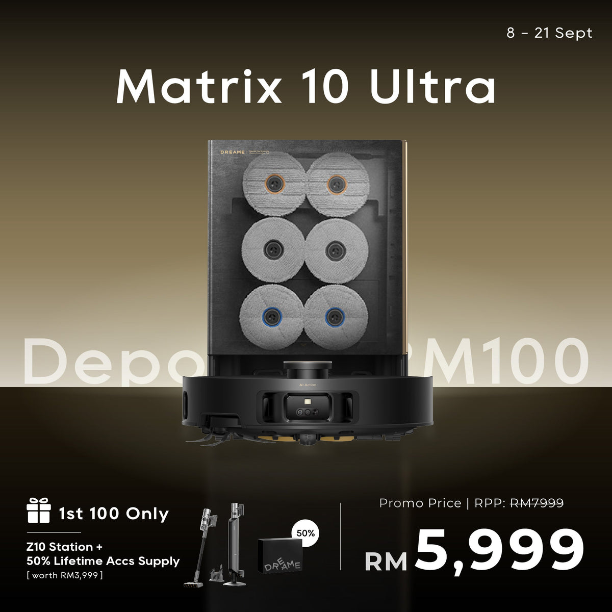 Dreame Matrix10 Ultra Robot Vacuum Dreame MY