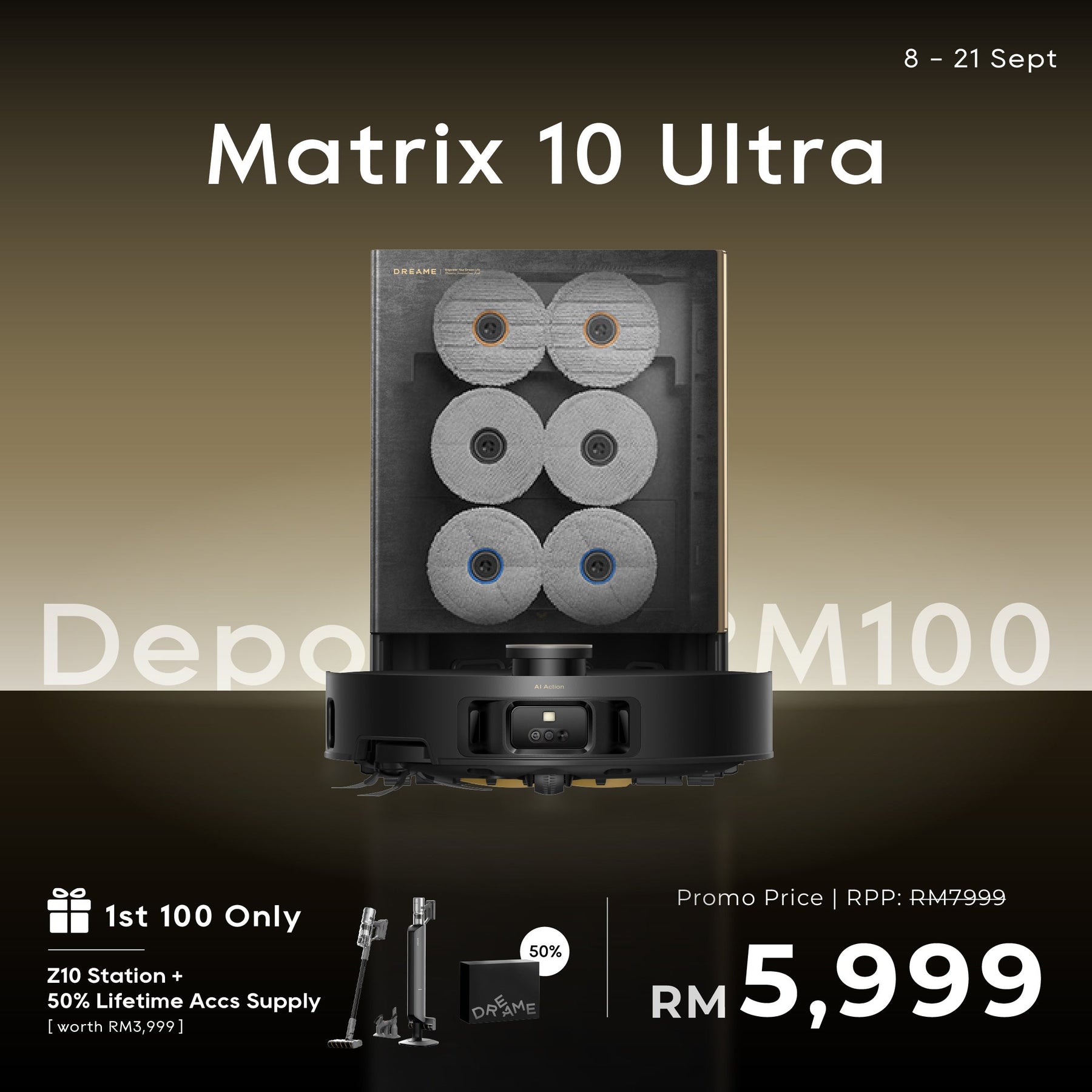 Dreame Matrix10 Ultra Robot Vacuum Dreame MY