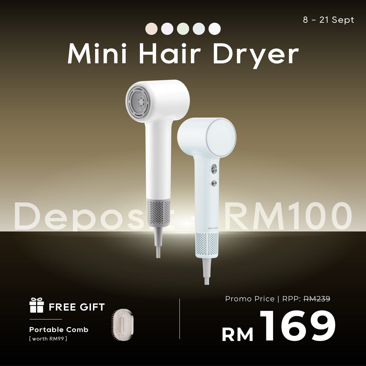 Dreame Mini Hair Dryer Dreame MY