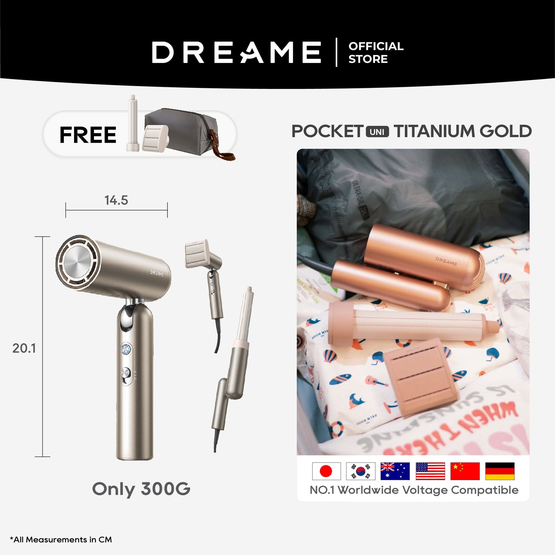 Dreame Pocket Uni Hair Dryer Dreame MY
