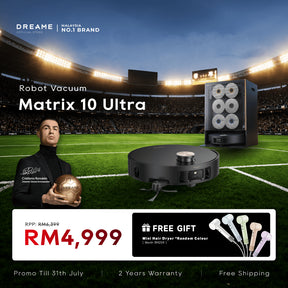 Dreame Matrix 10 Ultra robot vacuum, black