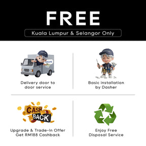 (DEPOSIT ONLY) Dreame Z Fresh Side By Side Refrigerator