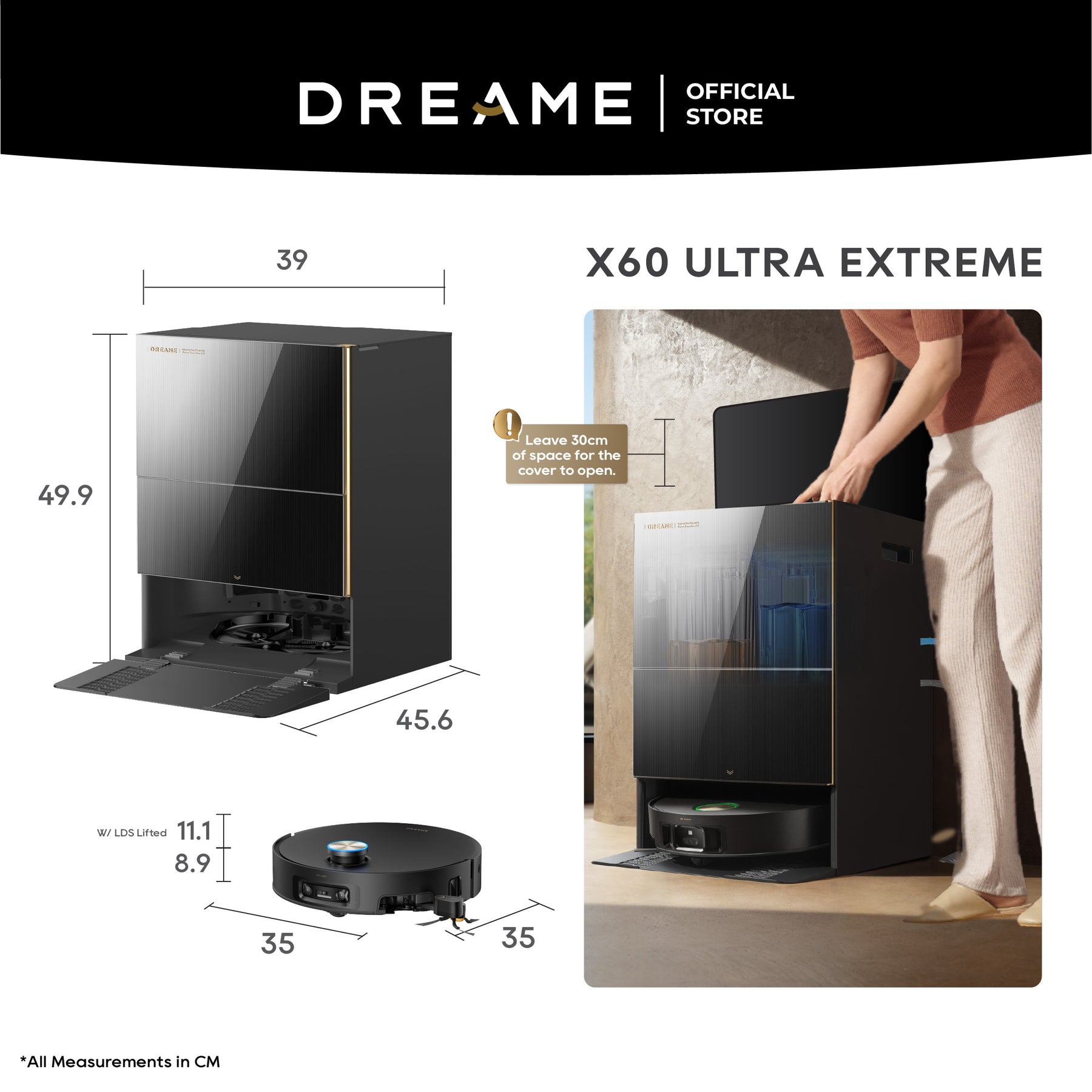 [LULUPAU 团购] Dreame X60 Ultra Extreme/ X60 Master Extreme Robot Vacuum