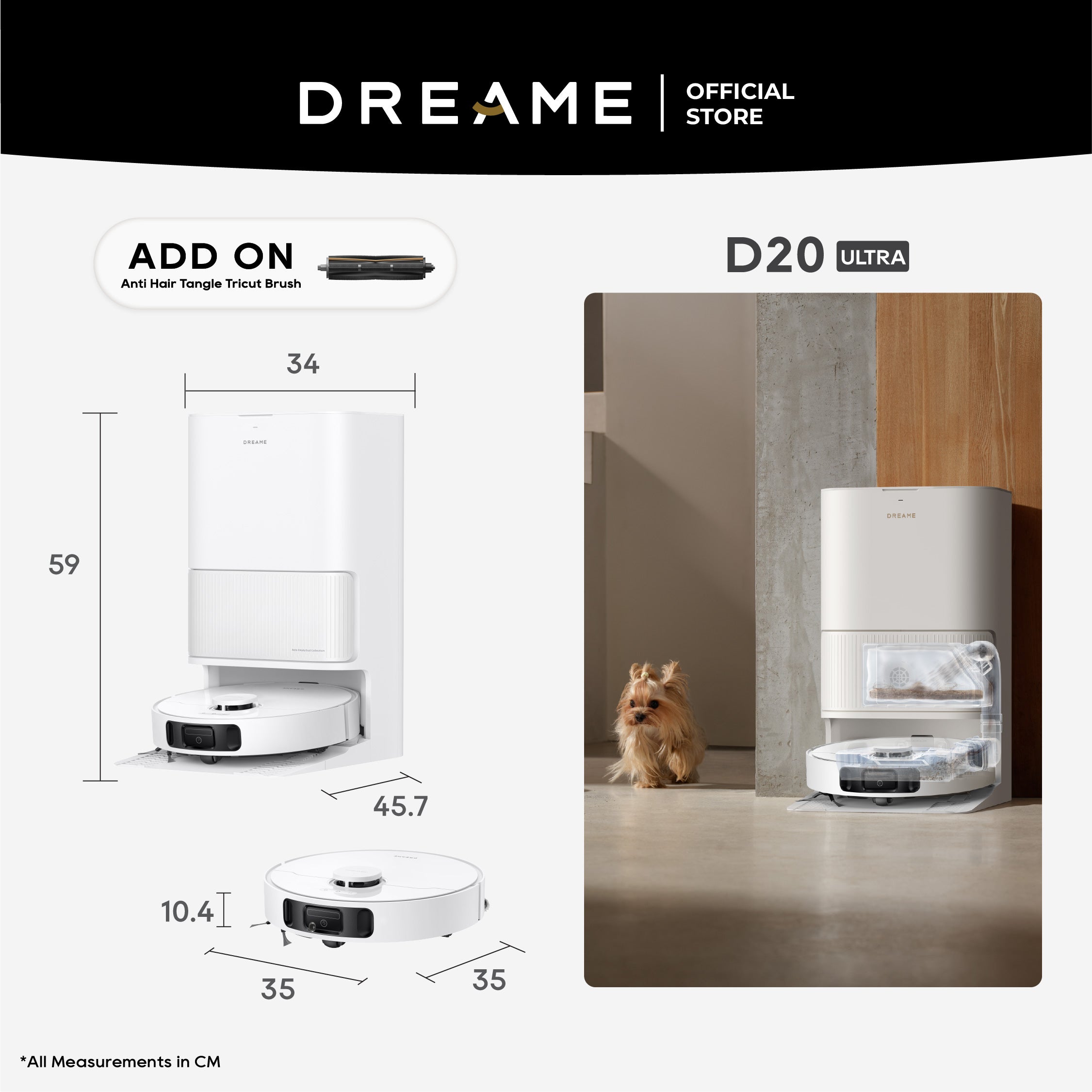 Dreame D20 Ultra Robot Vacuum