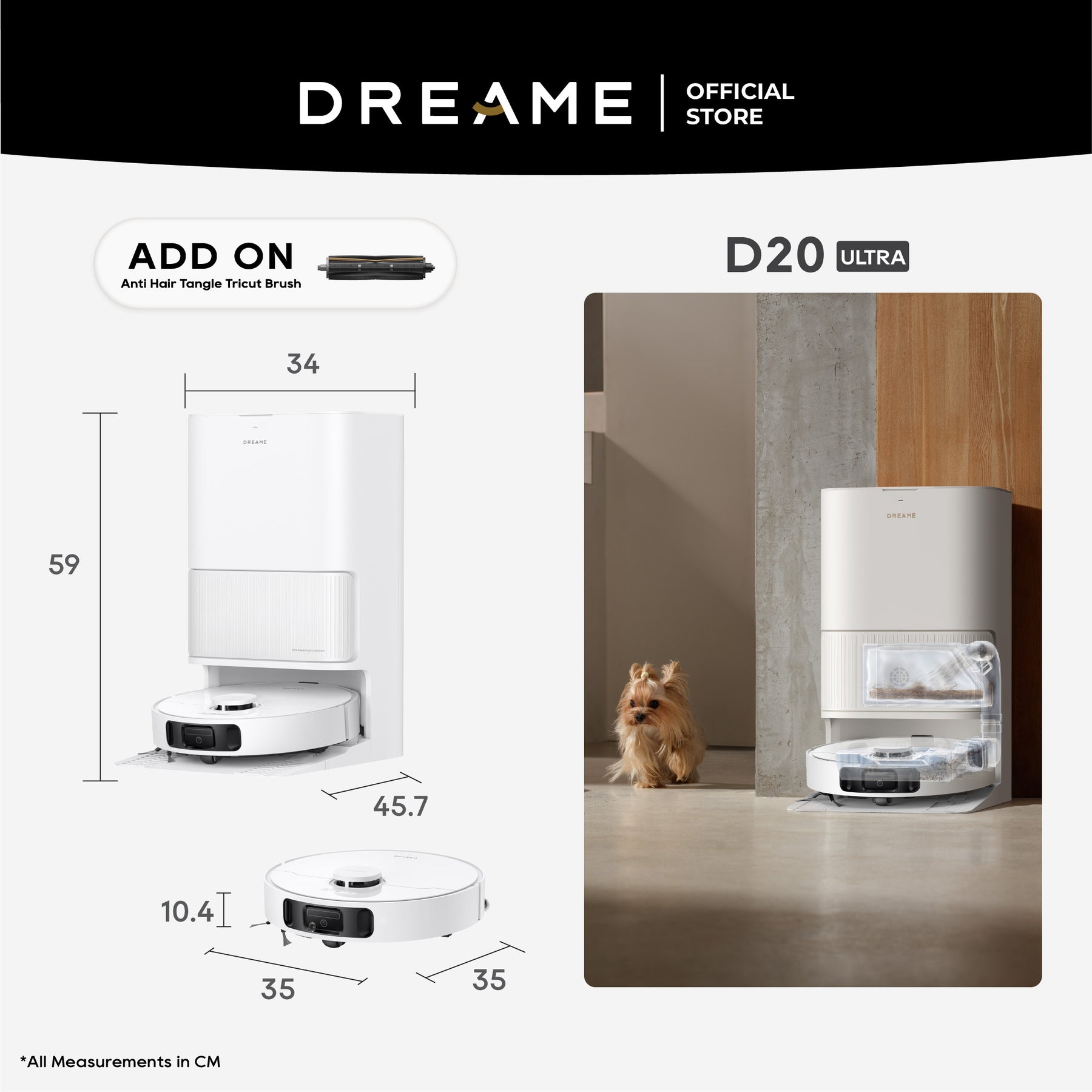 Dreame D20 Ultra Robot Vacuum