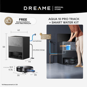 Ruyuan 限时团购 | Dreame Aqua 10 Pro Track Robot Vacuum Dreame MY