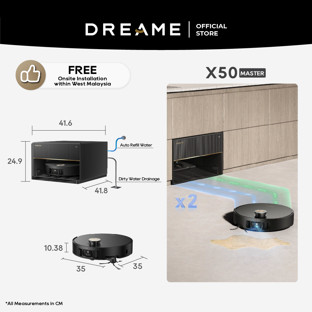 Dreame X50 Master Robot Vacuum Dreame MY