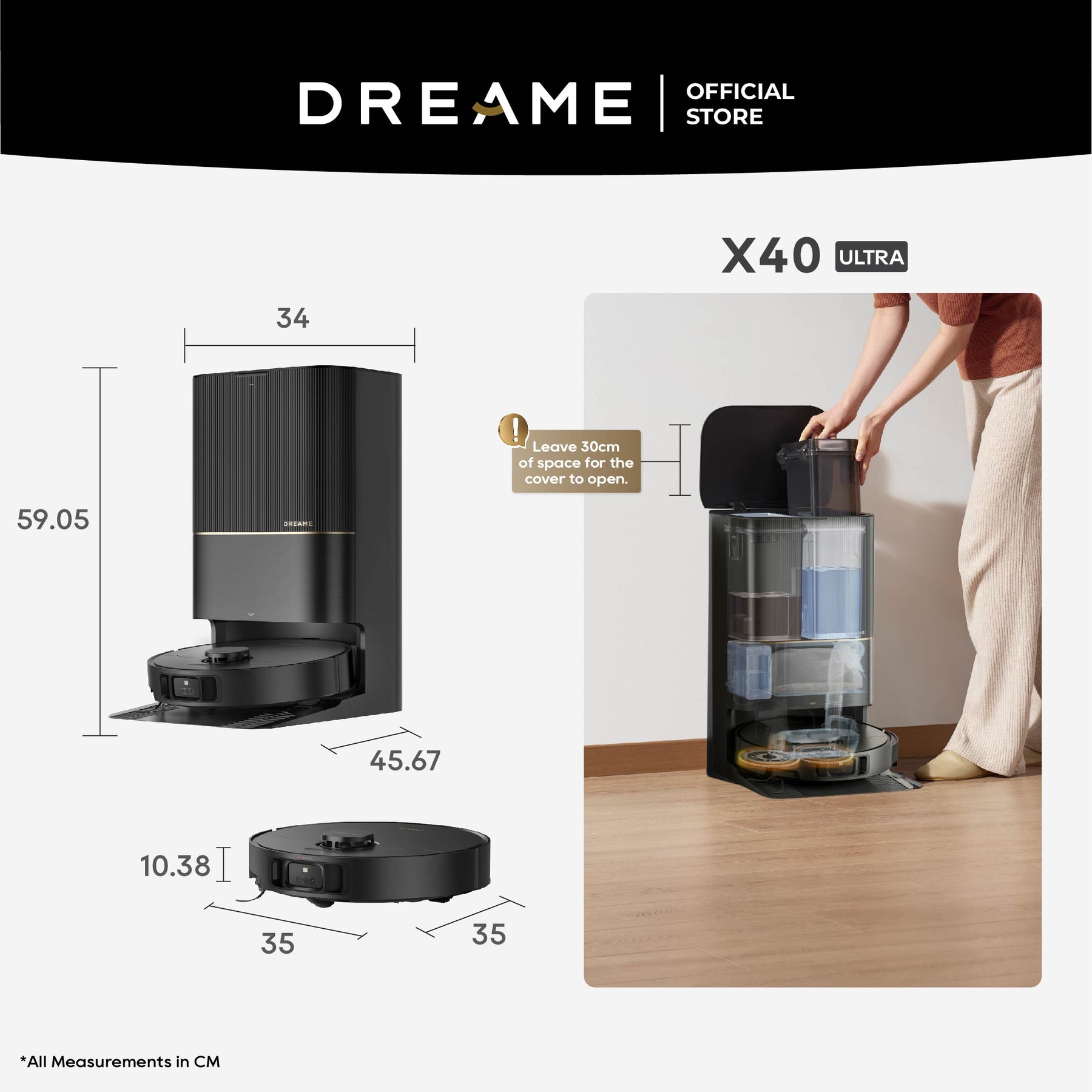 Dreame X40 Ultra Robot Vacuum Dreame MY